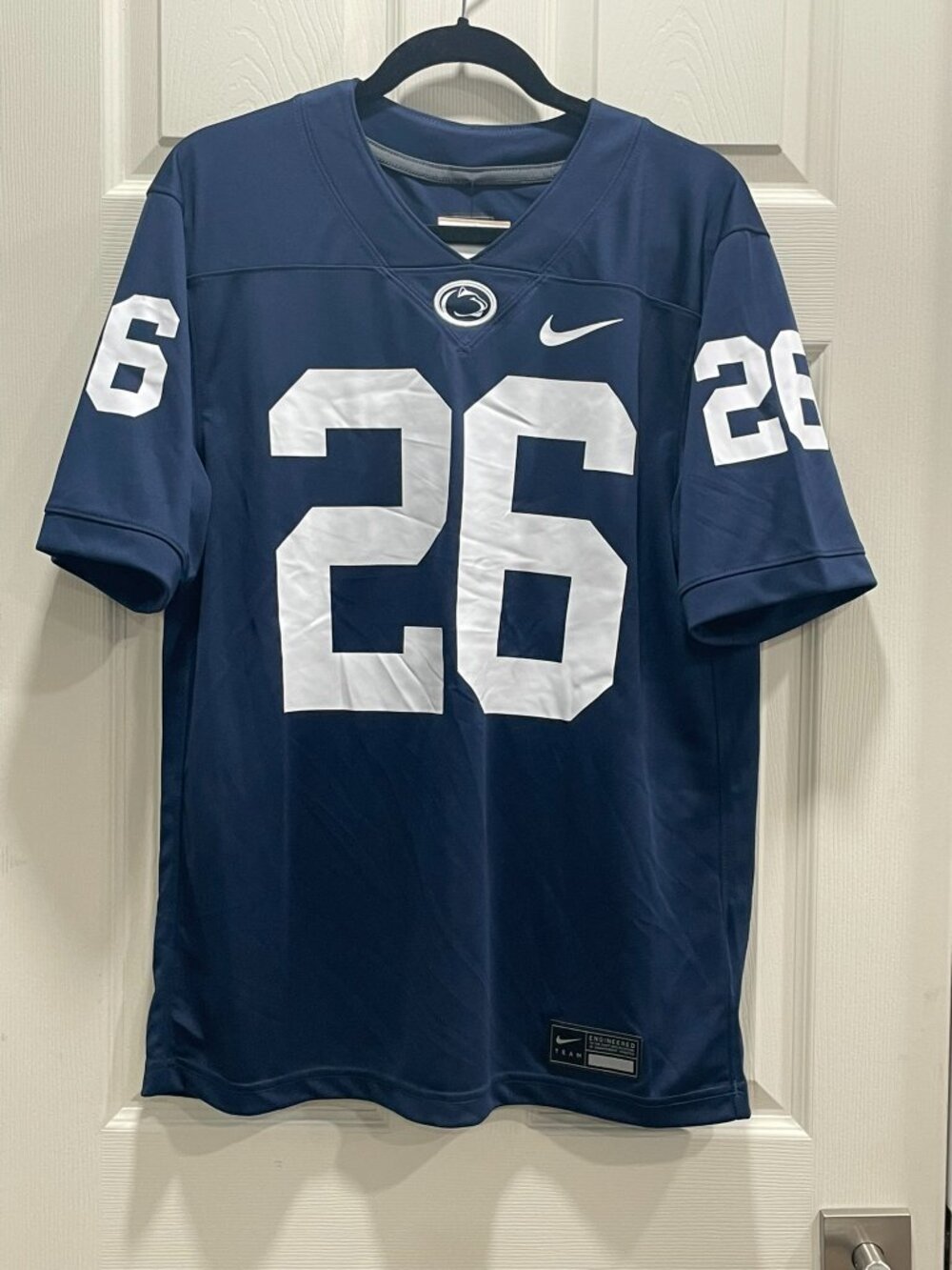 NWT Penn State Nittany Lions #26 Nike DriFit Engineered Football Jersey Size M